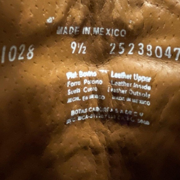 NIOB Redneck Riviera Distressed Freedom Leather Boots Vintage Cinnamon Sz 9.5 - Picture 7 of 9